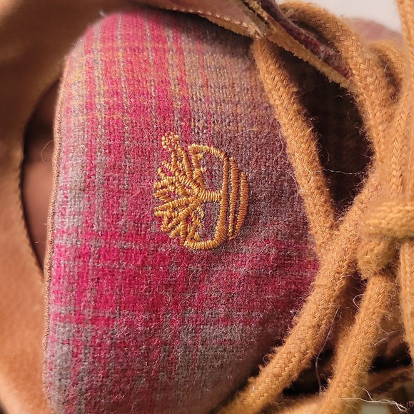 Timberland + Pendleton Bramhall Leather Wool Boots Womens Size 7.5 - Picture 2 of 6